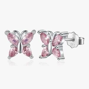 Sterling Silver Hypoallergenic Butterfly Earrings for Women Butterfly